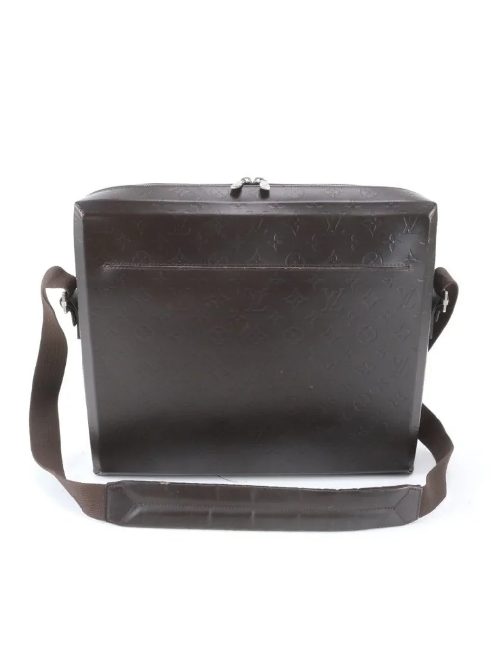 Louis Vuitton Monogram Glace Steve Leather Shoulder Bag Crossbody Business